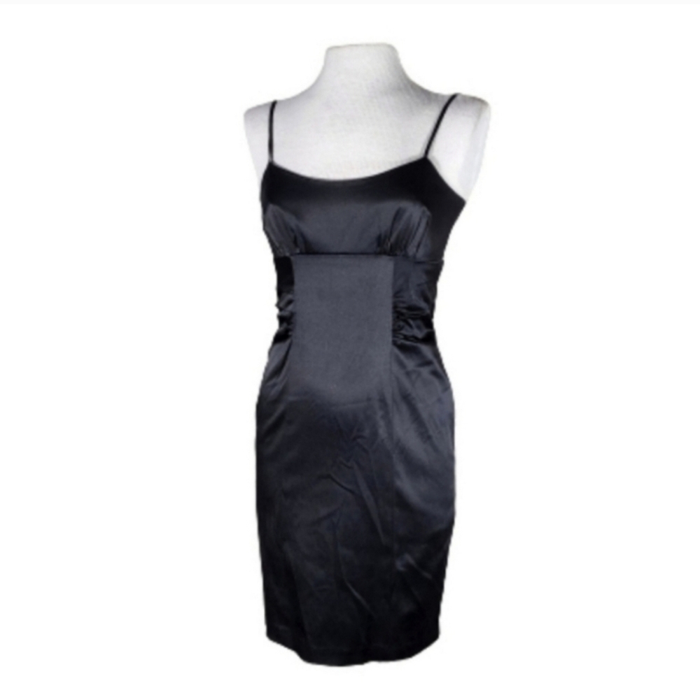 Twenty One Dress 90s Minimalist Revival Cocktail Party Slip Black Size S